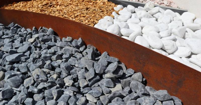 Bordure en acier Corten