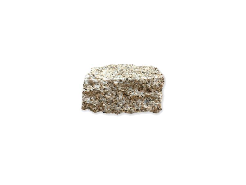 Pavé en granit doré