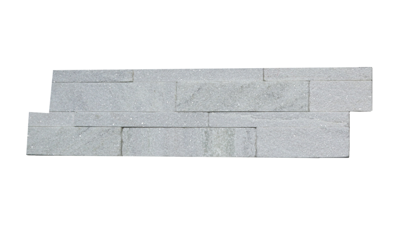 Parement mural blanc brillant (White Marble) extérieur ou intérieur Marseille Bdr